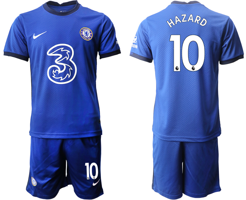 Men 2020-2021 club Chelsea home #10 blue Soccer Jerseys1
